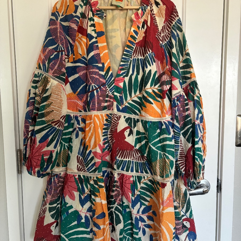 Farm Rio Macaw Mini dress